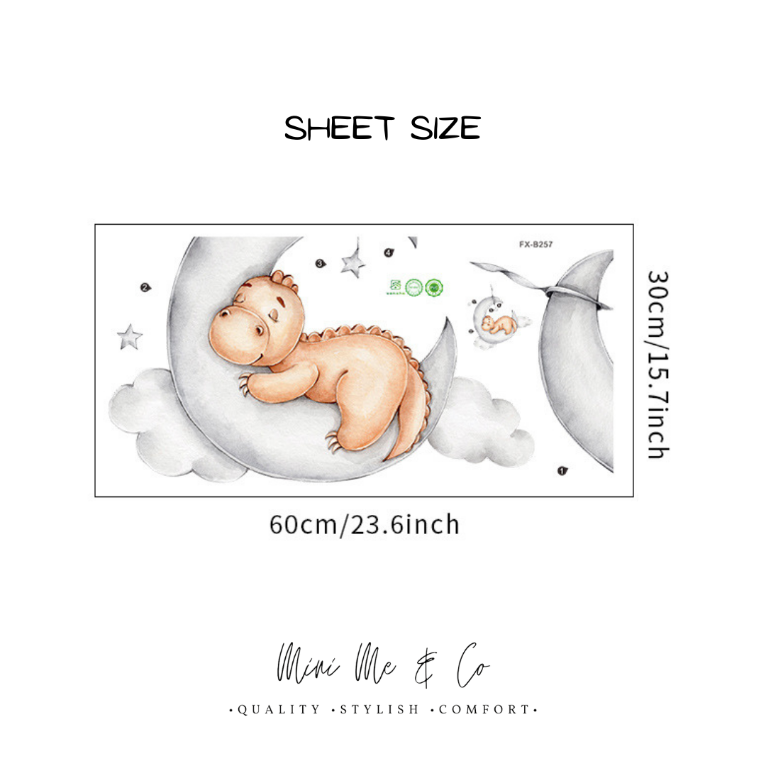 Sleeping Dino Wall Decal