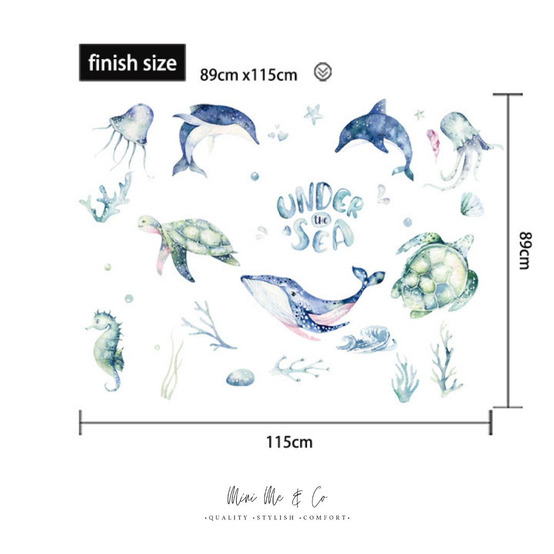 Fabric Under The Sea Wall Decals