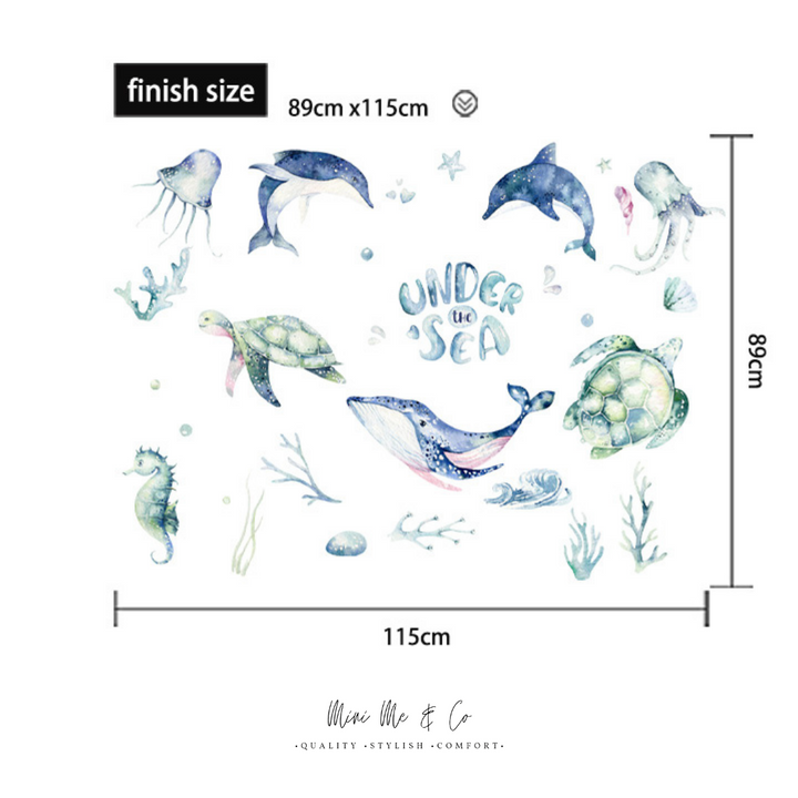 Fabric Under The Sea Wall Decals